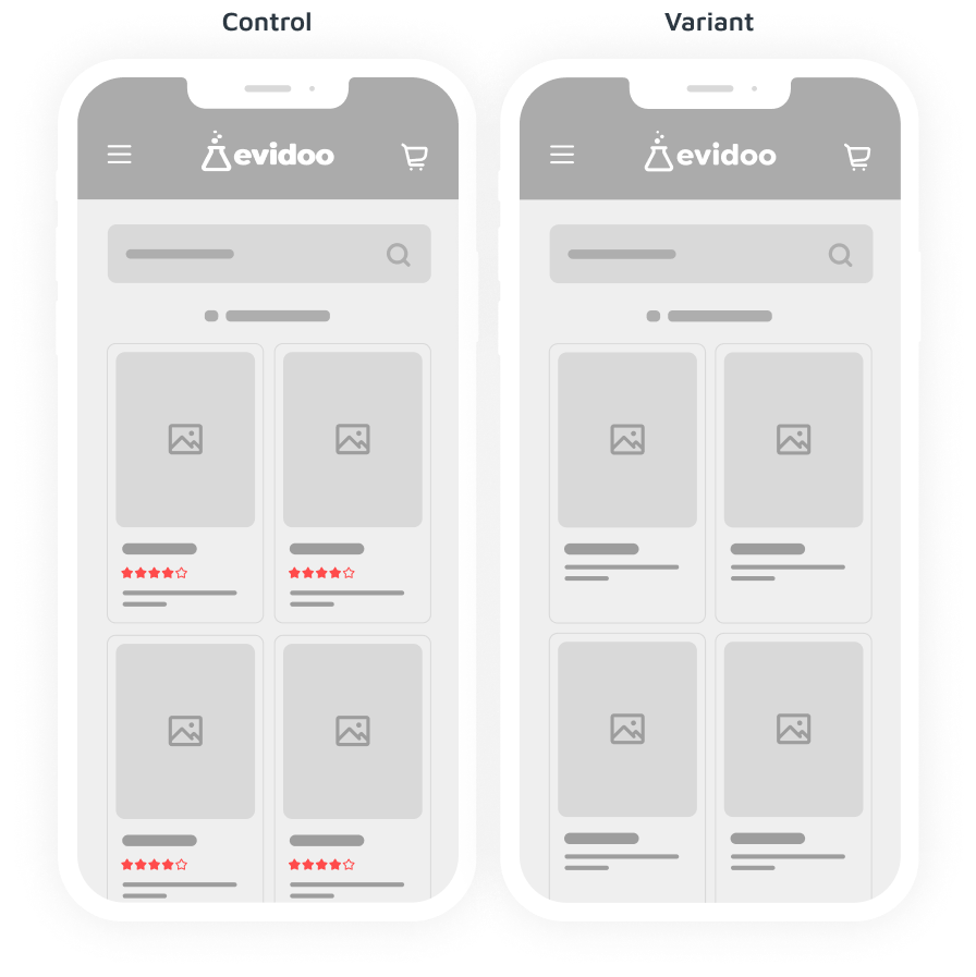 Evidoo control vs variant